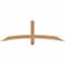 Ekena Millwork Bellingham Timber Gable Bracket, Western Red Cedar, 60"W x 20"H x 1 1/2"D x 3 1/2"F, 8/12 Pitch GBW060X20X0204BEL00SWR - alternate 1